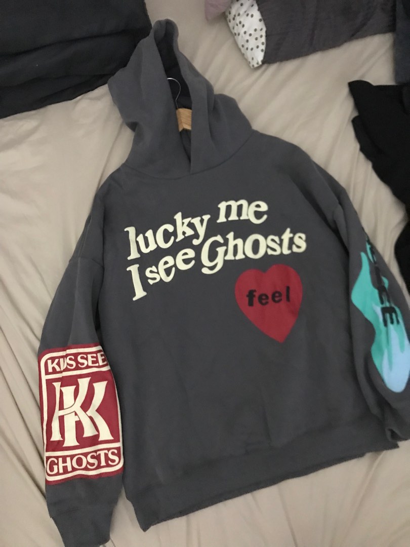 Kids see ghosts deals camp flog gnaw hoodie