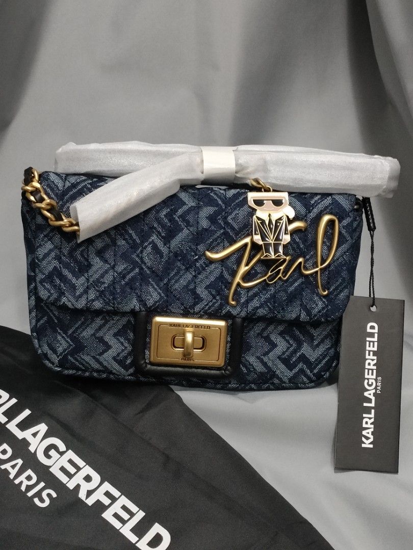 Authentic Karl Lagerfeld Sling Bag, Women's Fashion, Bags & Wallets, Crossbody Bags on Carousell