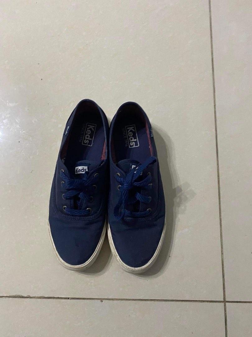 navy blue keds women's