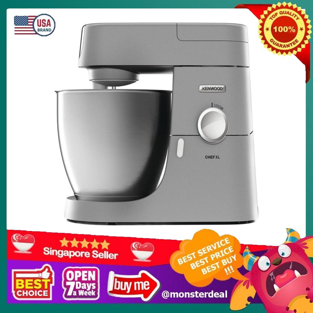 Kenwood Chef Sense XL KVL4100S Kitchen Machine Mixer 6.7L (Silver ...