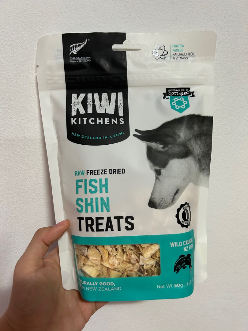 Kiwi Kitchens Fish Skin for cats and dogs, Pet Supplies, Pet Food on