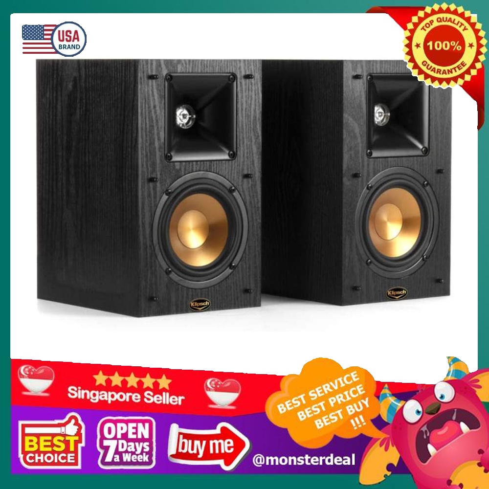 Klipsch Synergy Black Label B100 Bookshelf Speaker Pair with