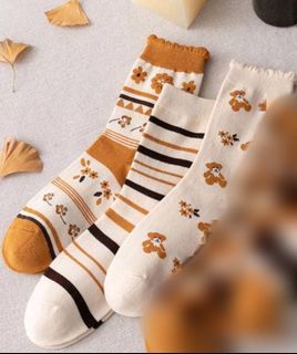Korean Socks ( 3 Pairs )
