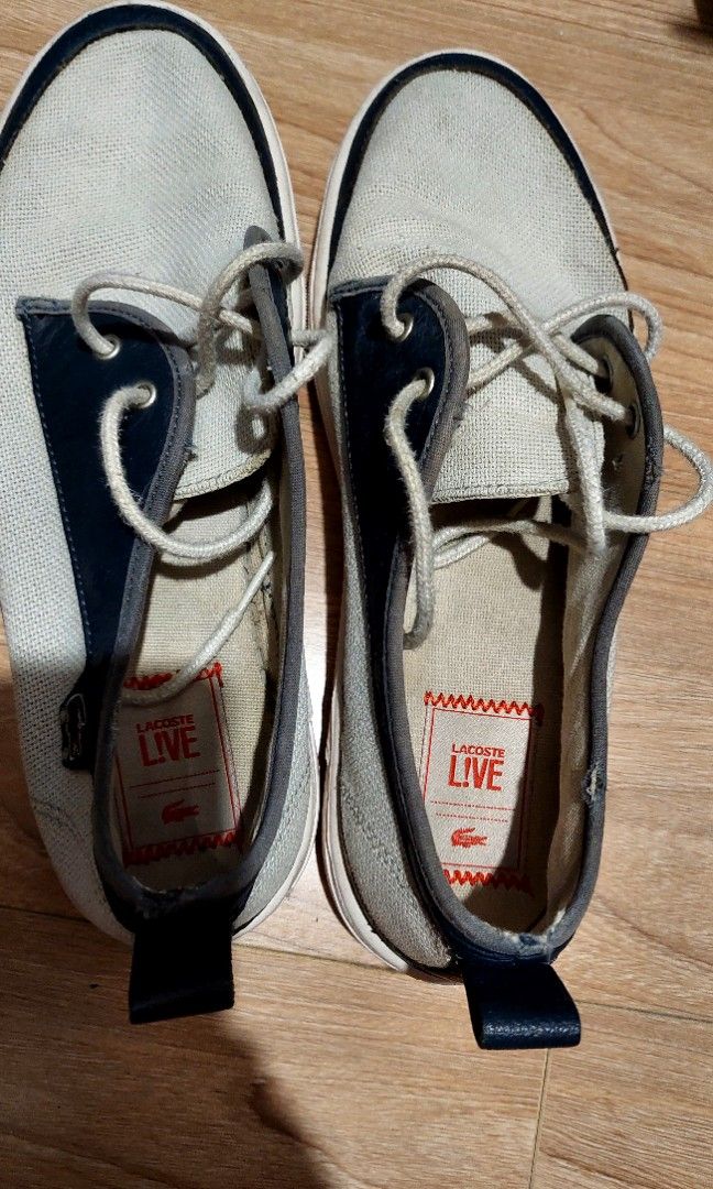 Lacoste live shoes Fesyen Pria Sepatu Lainnya di Carousell