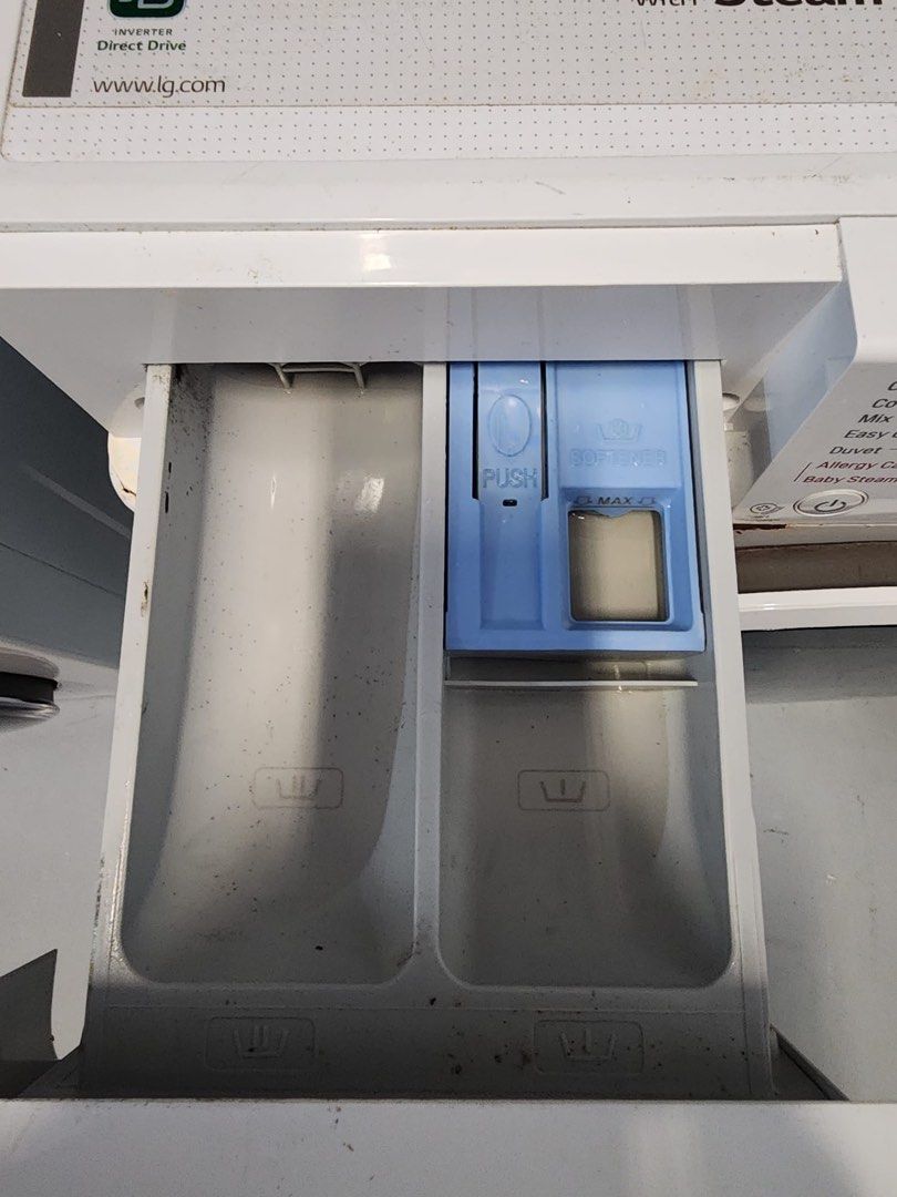 LG FC1408S4W 8KG FRONT LOAD WASHER, TV & Home Appliances, Washing