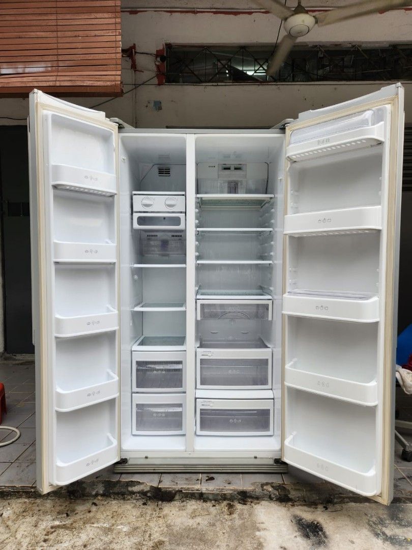 LG side by side glass doors fridge rm1200, TV & Home Appliances