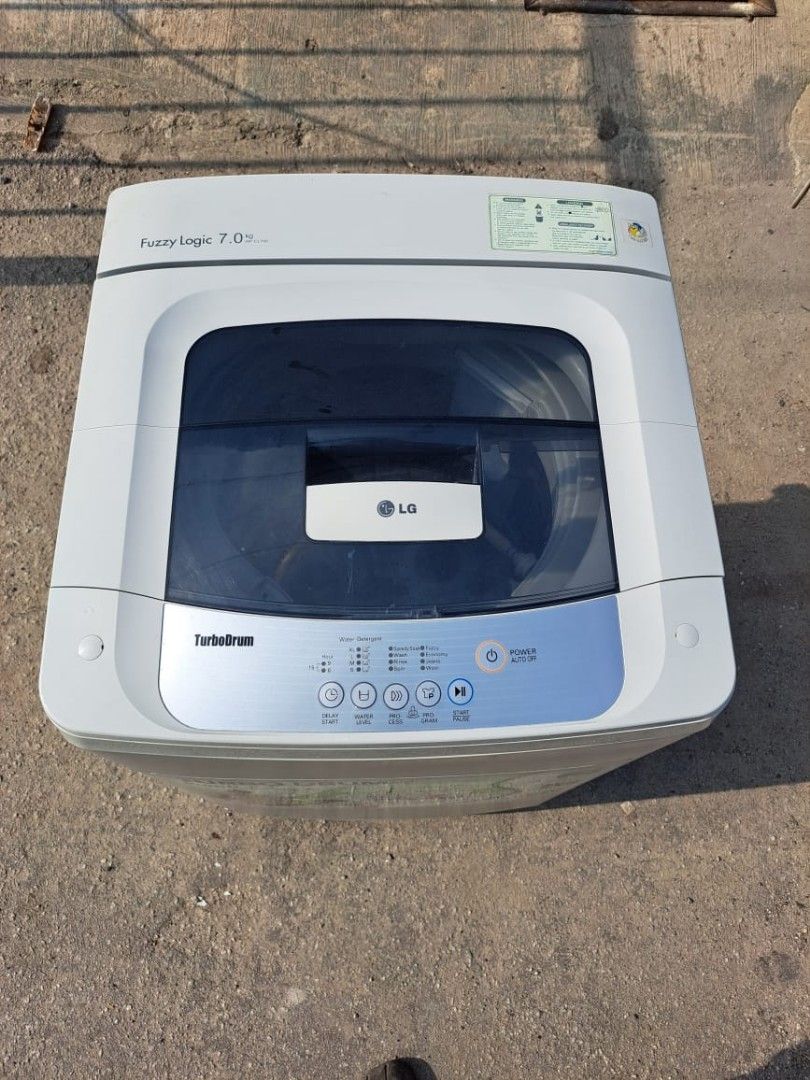 LG top load washing machine 7 kg, TV & Home Appliances, Washing