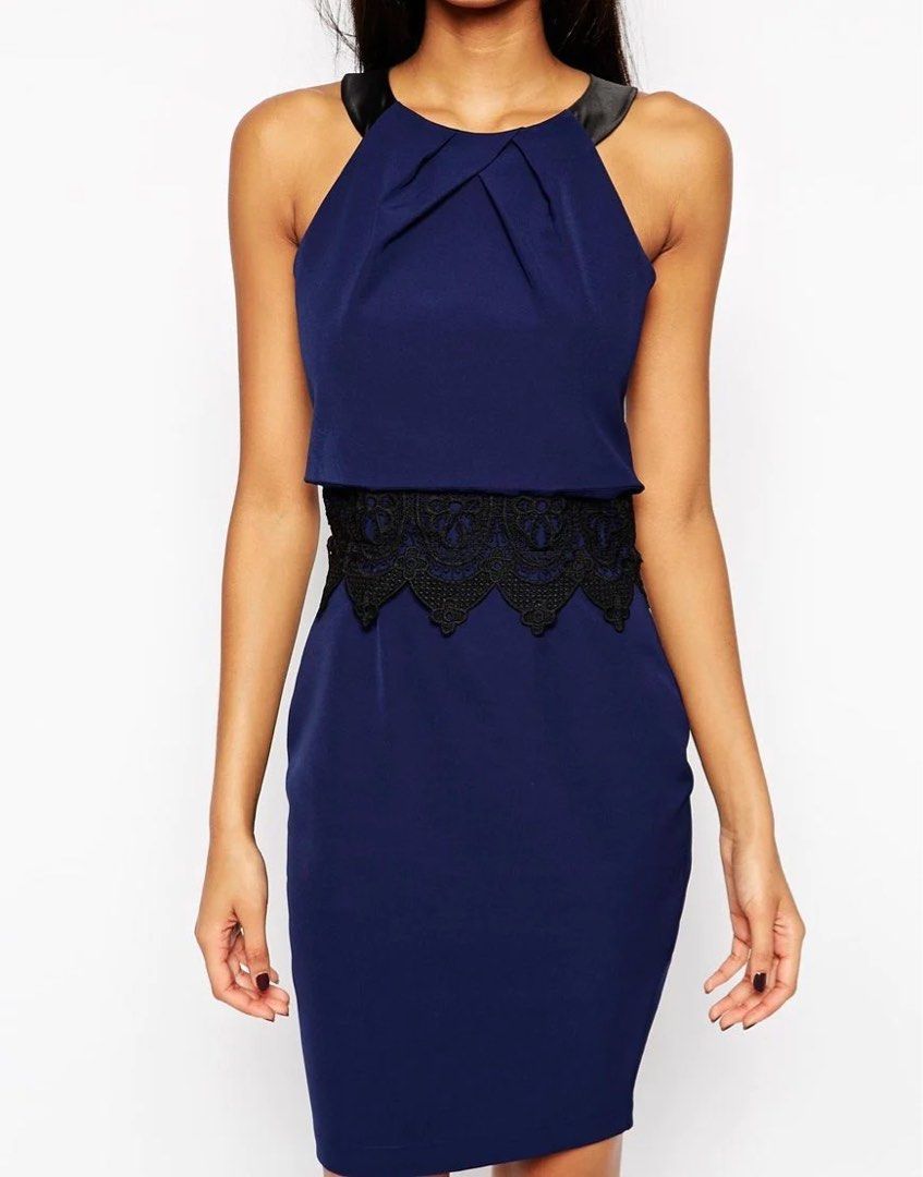 Lipsy 2 in 1 lace detail dress with pleated skirt in multi online