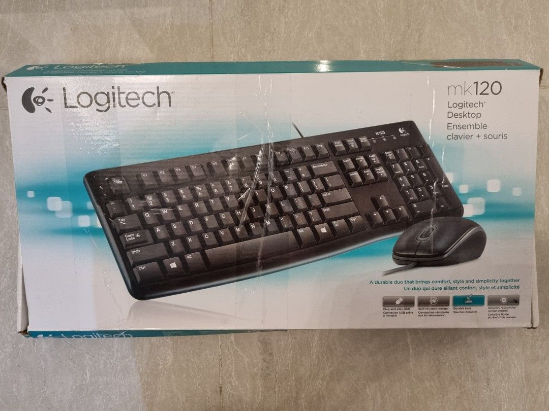 Logitech mk120 keyboard, Computers & Tech, Parts & Accessories ...