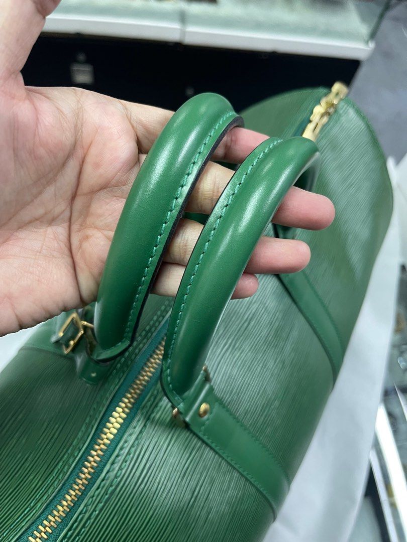 Louis Vuitton, Bags, Louis Vuitton Keepall Epi 45 Green