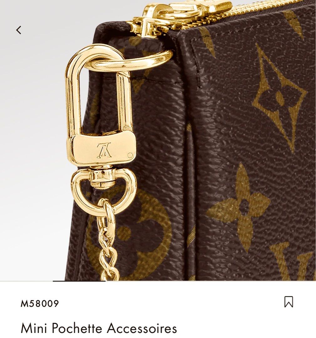 Louis Vuitton Mini Pochette Accessoires Luxury Bags Wallets on