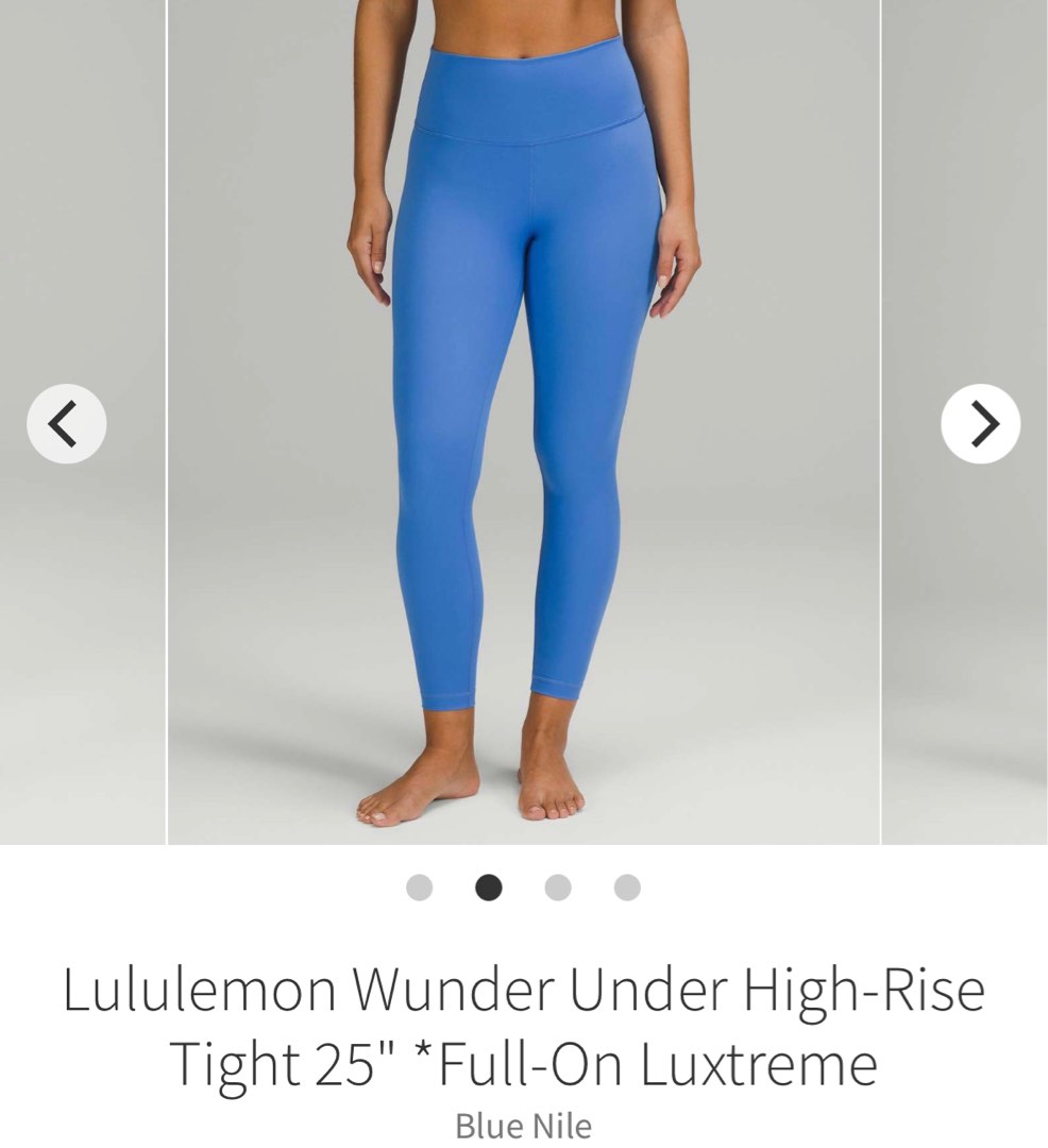 lululemon wunder under luxtreme 25” leggings, Women's Fashion, Activewear  on Carousell