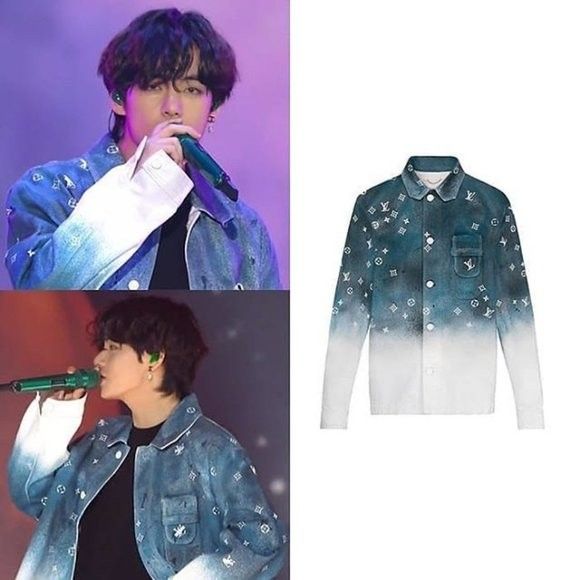 LV Air brushed monogram jacket // BTS TAE HYUNG VIBES 💜, Men's Fashion,  Coats, Jackets and Outerwear on Carousell