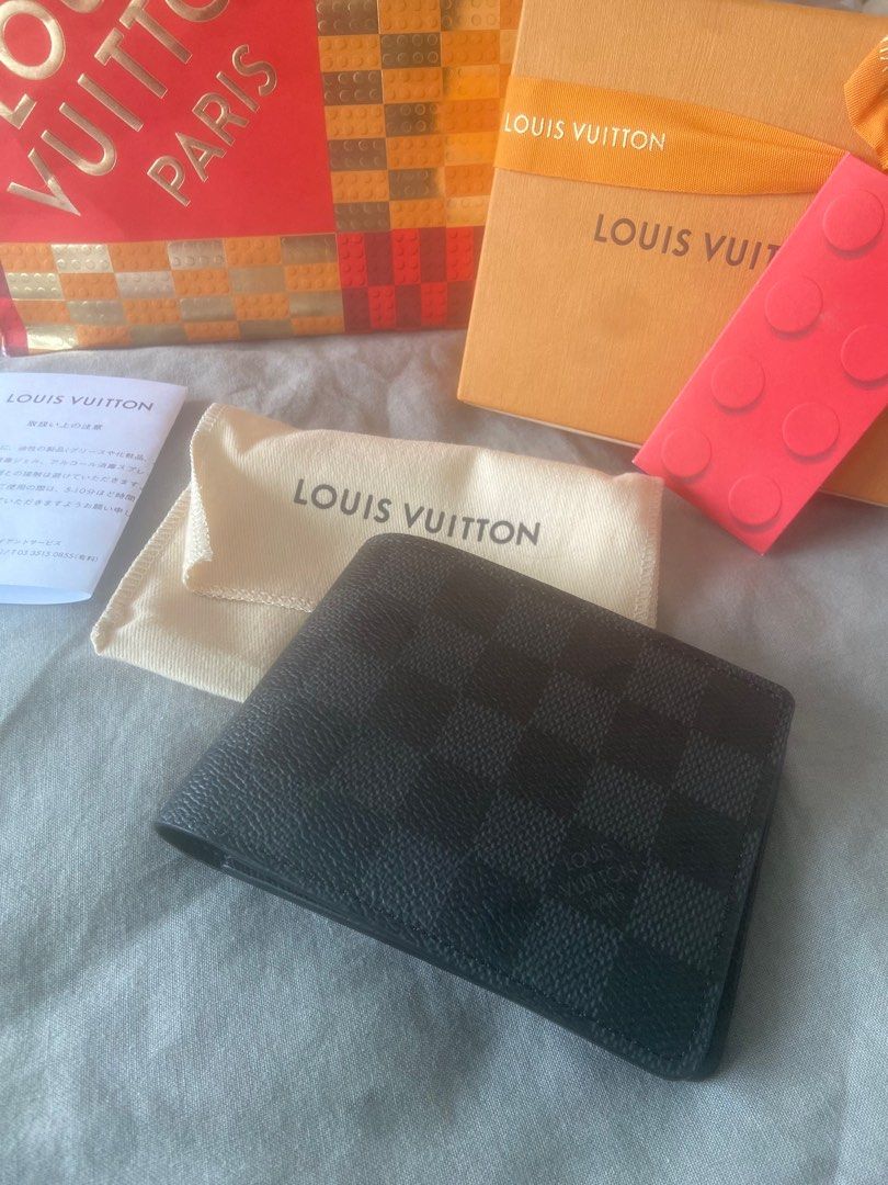 Authentic Louis Vuitton Damier Graphite Multiple N62663 Mens