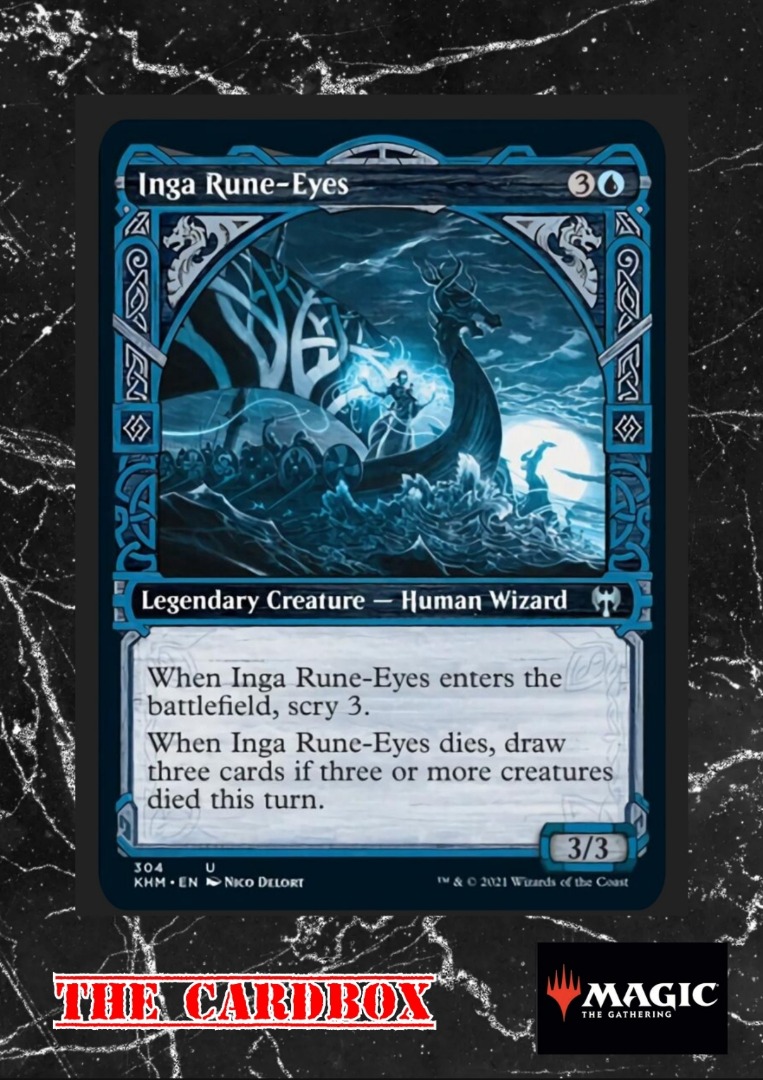 Magic The Gathering - Inga Rune-Eyes (showcase), Hobbies & Toys, Toys ...