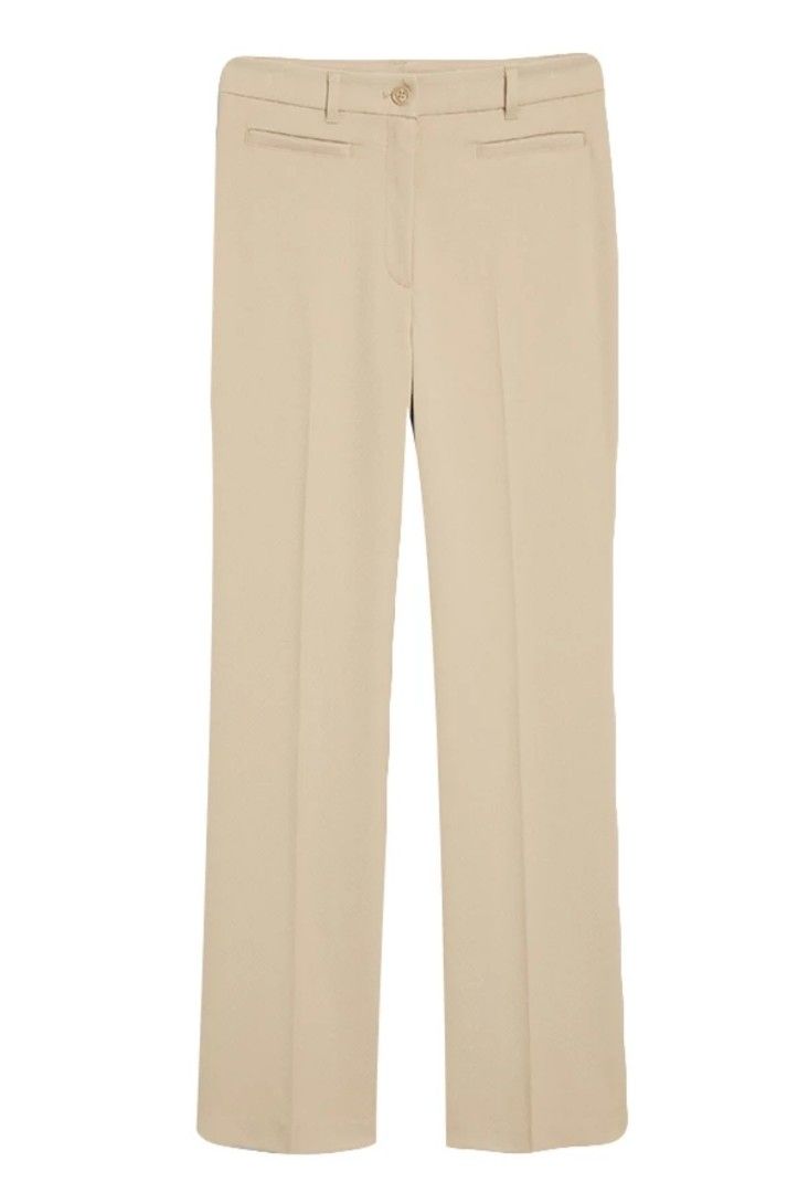 Monki structured highwaist trouser (Beige) (Category: Other Bottoms) located in Manila. Submitted by declutterrific (Listing ID 1222229708, Image 1). Description: Monki highwaist trouser (Beige) Used twice last price posted original price is 2000 Size 26 Medium.