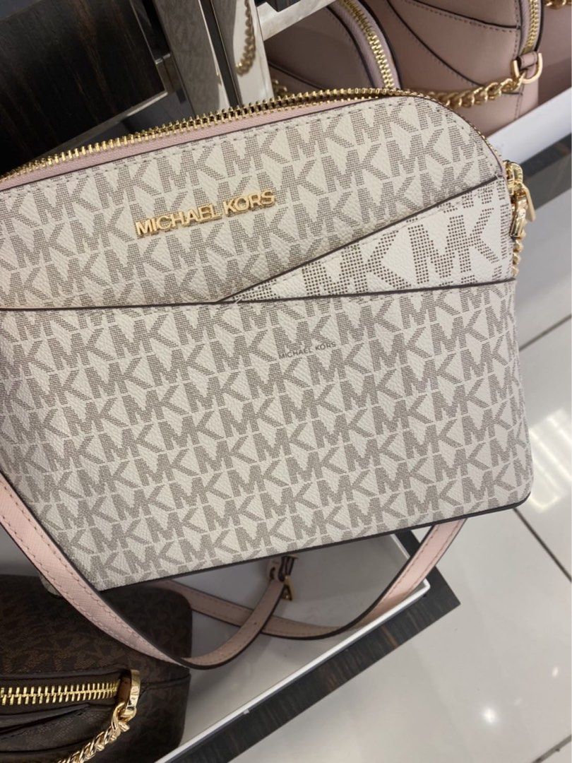 New Authentic Michael Kors Dome Crossbody Bag From USA Store, Women's  Fashion, Bags & Wallets, Cross-body Bags on Carousell
