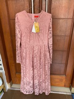 (NEW) Brukat Pink Dress
