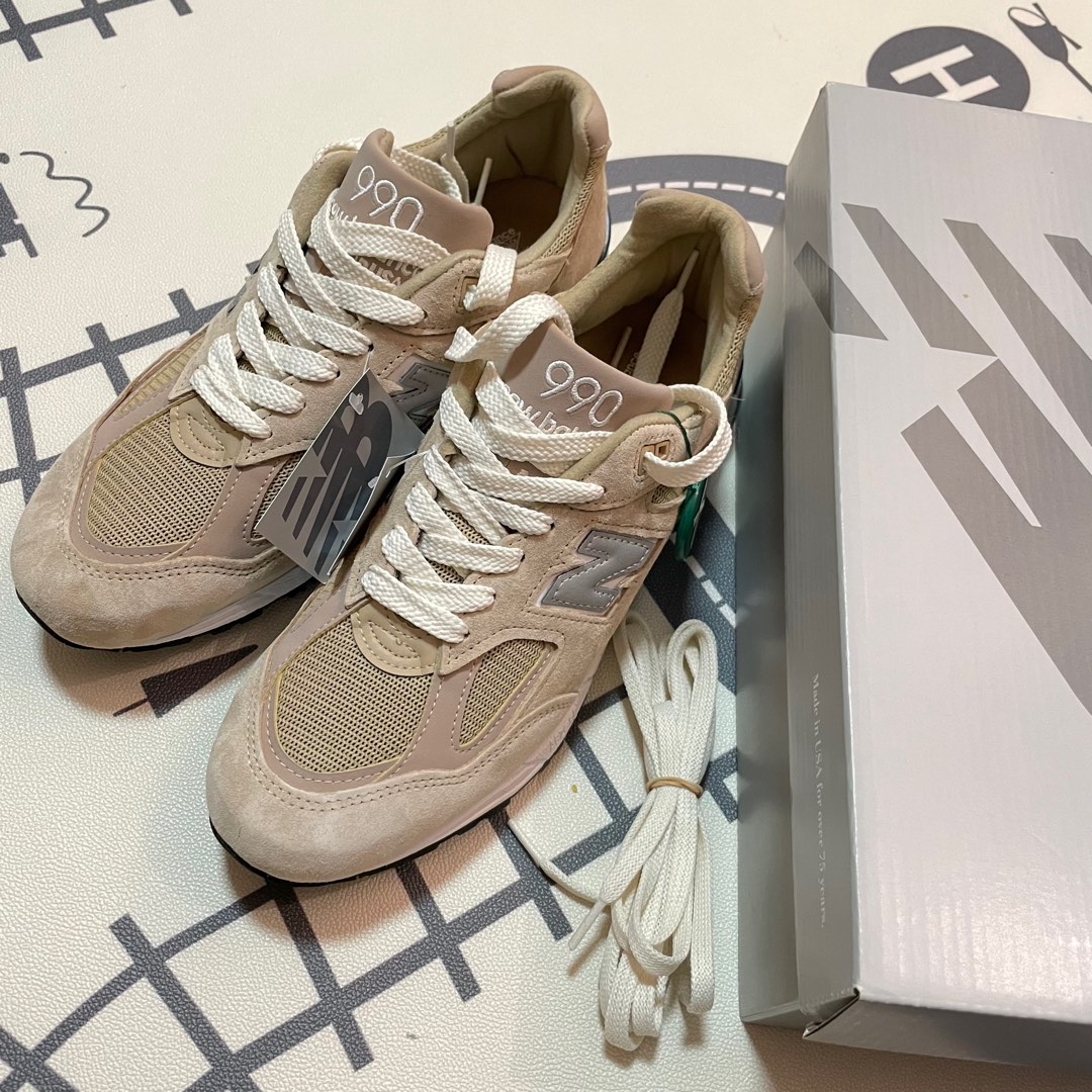 (NEW) Kith New Balance 990V2 (NB M990KS2), 男裝, 鞋, 波鞋