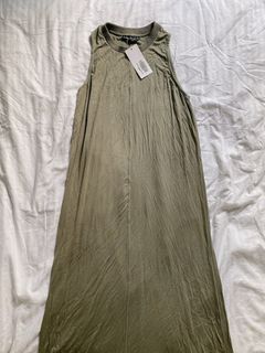 (New) Something Borrowed Uneven Hem Sleeveless Maxi Dress