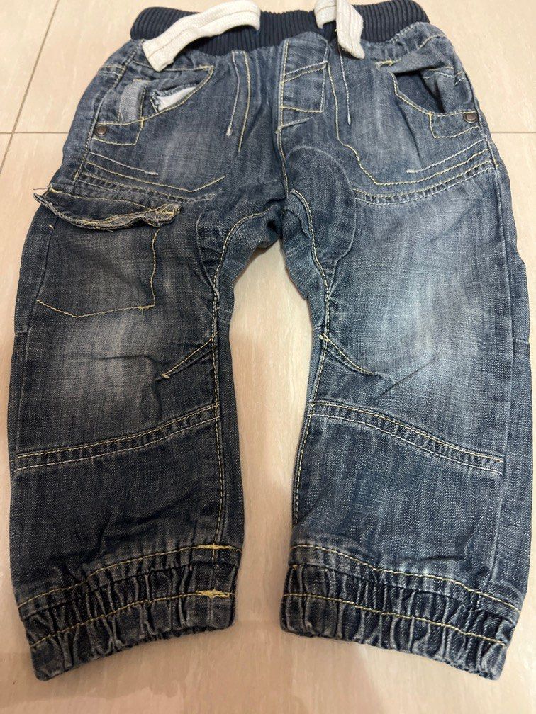 Next boys best sale navy joggers