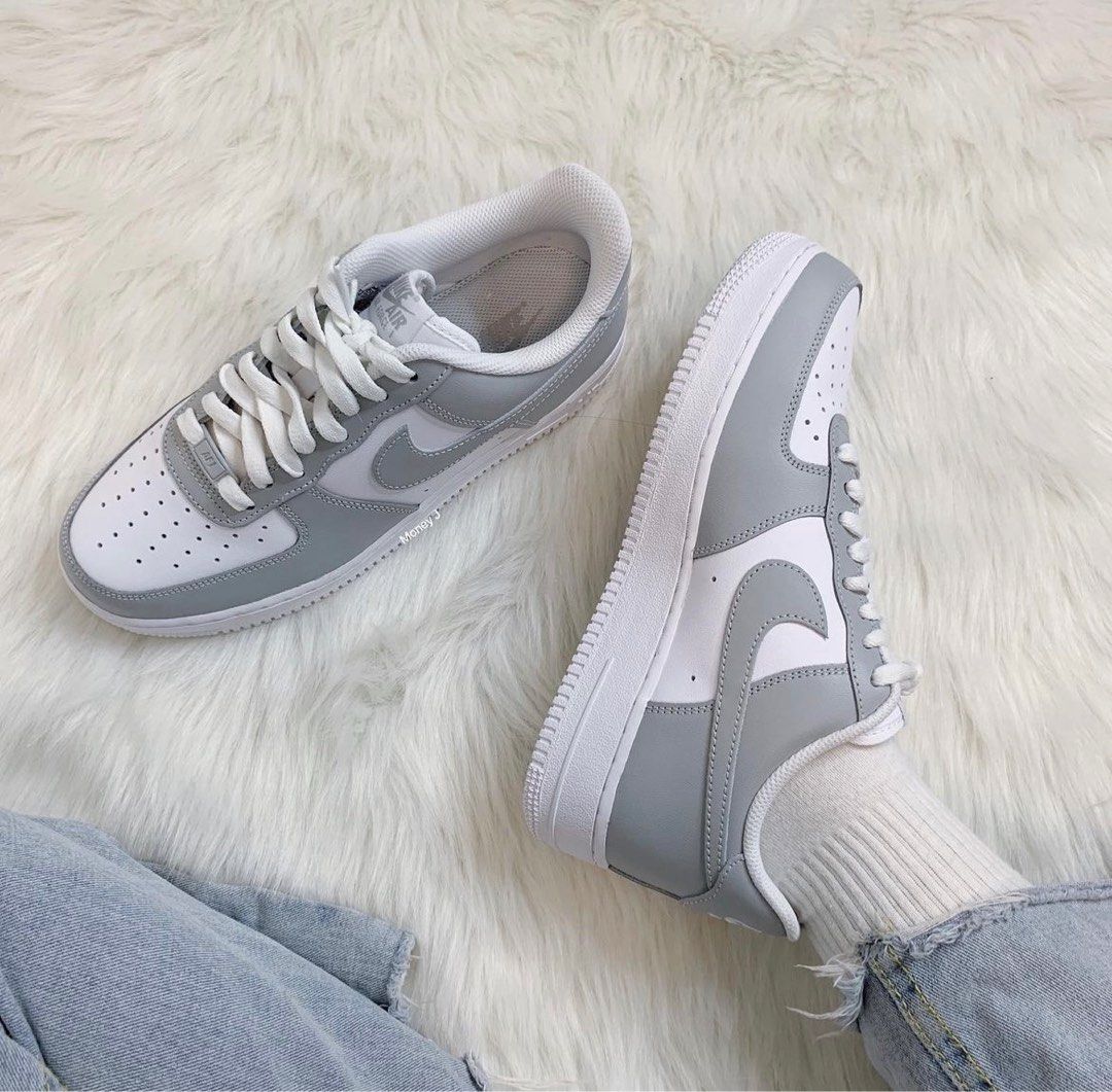 Nike air force shop 1 wolf grey womens