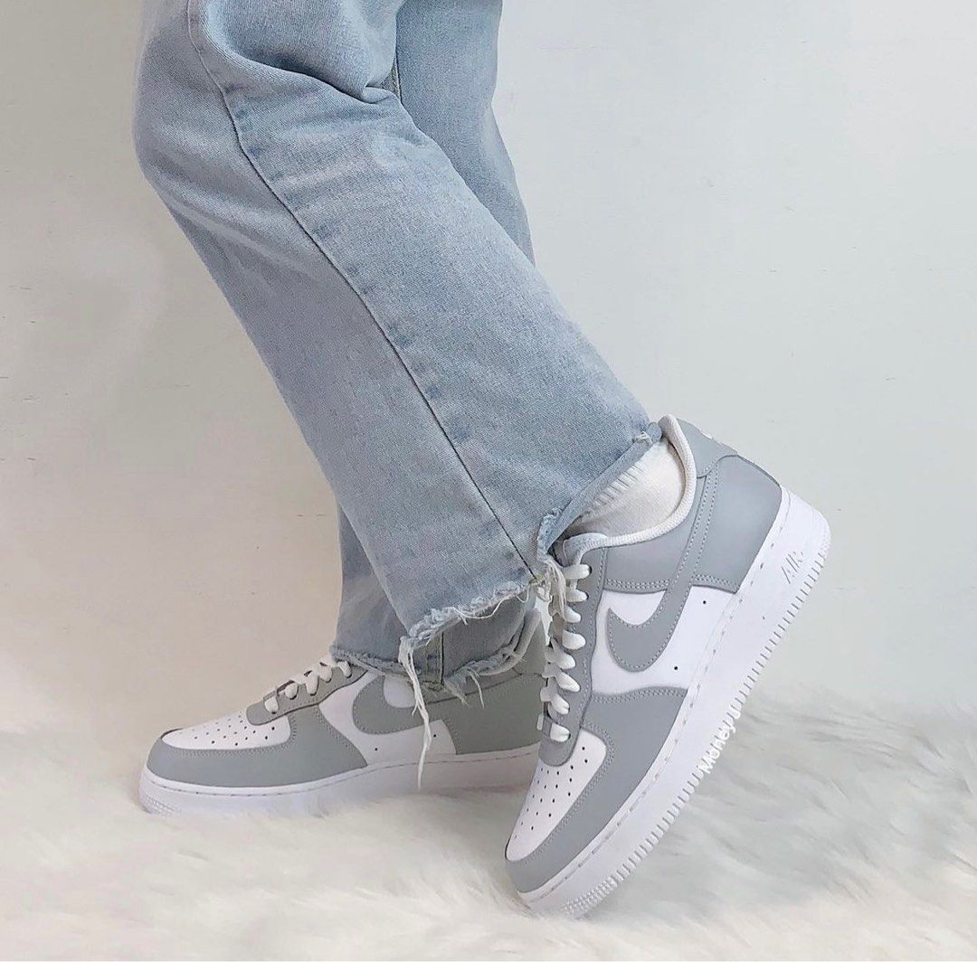 Nike air force shop 1 wolf grey womens
