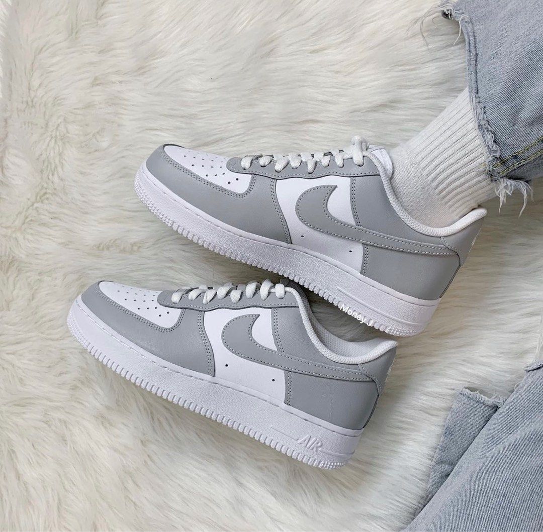 Nike air force hotsell 1 wolf grey womens