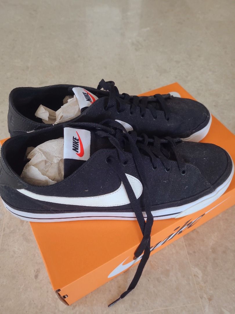 Nike blazer deals black canvas