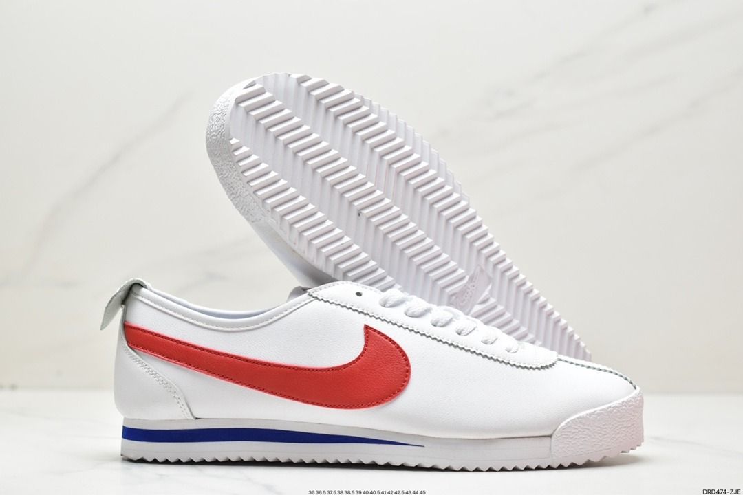 Nike Cortez Basic Forrest Gump White Varsity Red Men s Fashion