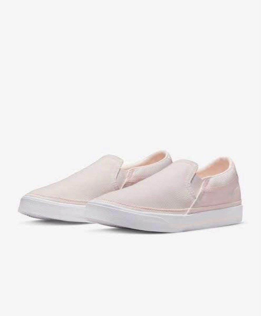 Nike Court Legacy Slip Ons (Light Soft Pink) Size 7 Sneakers Women