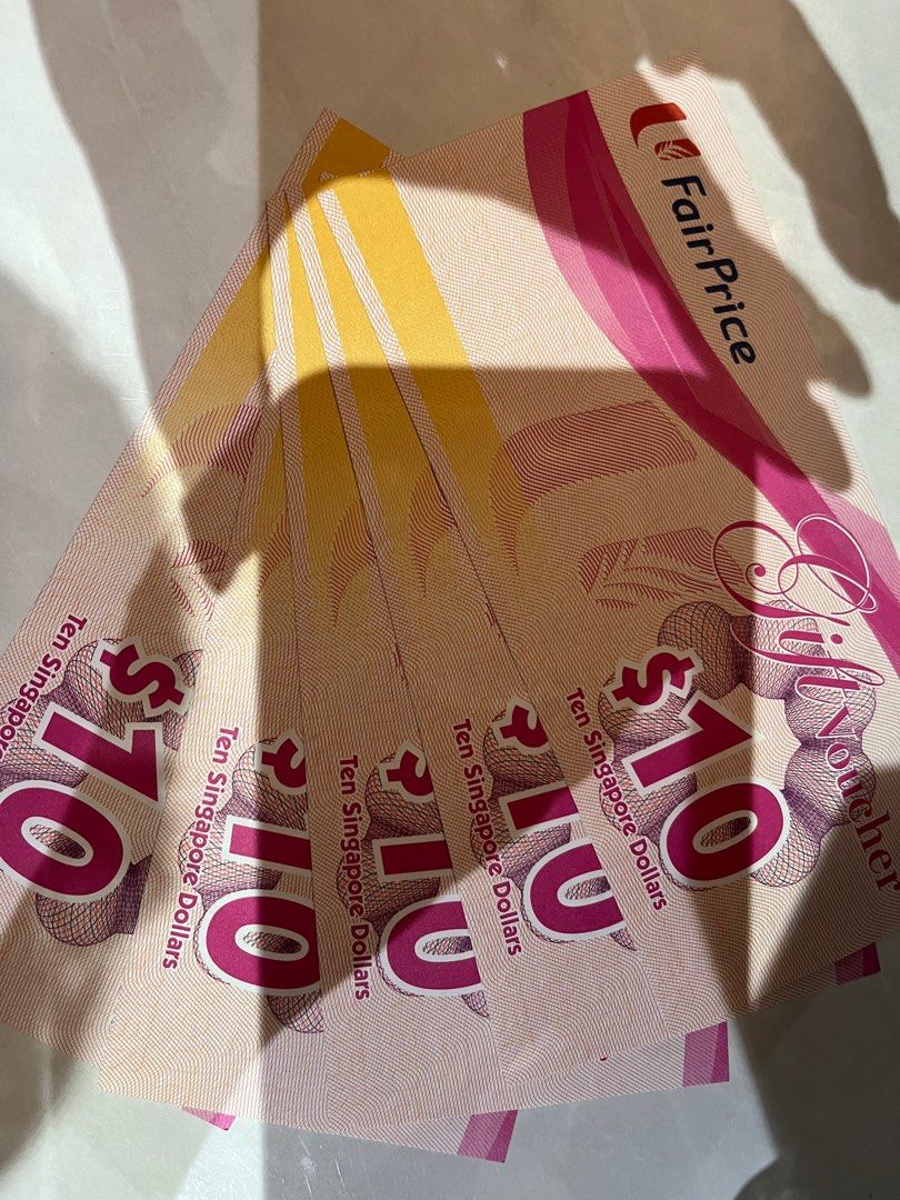 NTUC voucher 50, selling 10 off at 45 , expiry March 2025, Tickets & Vouchers, Vouchers on
