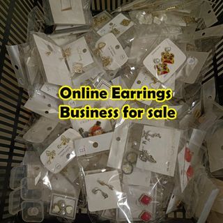 Online Earrings business for sale
