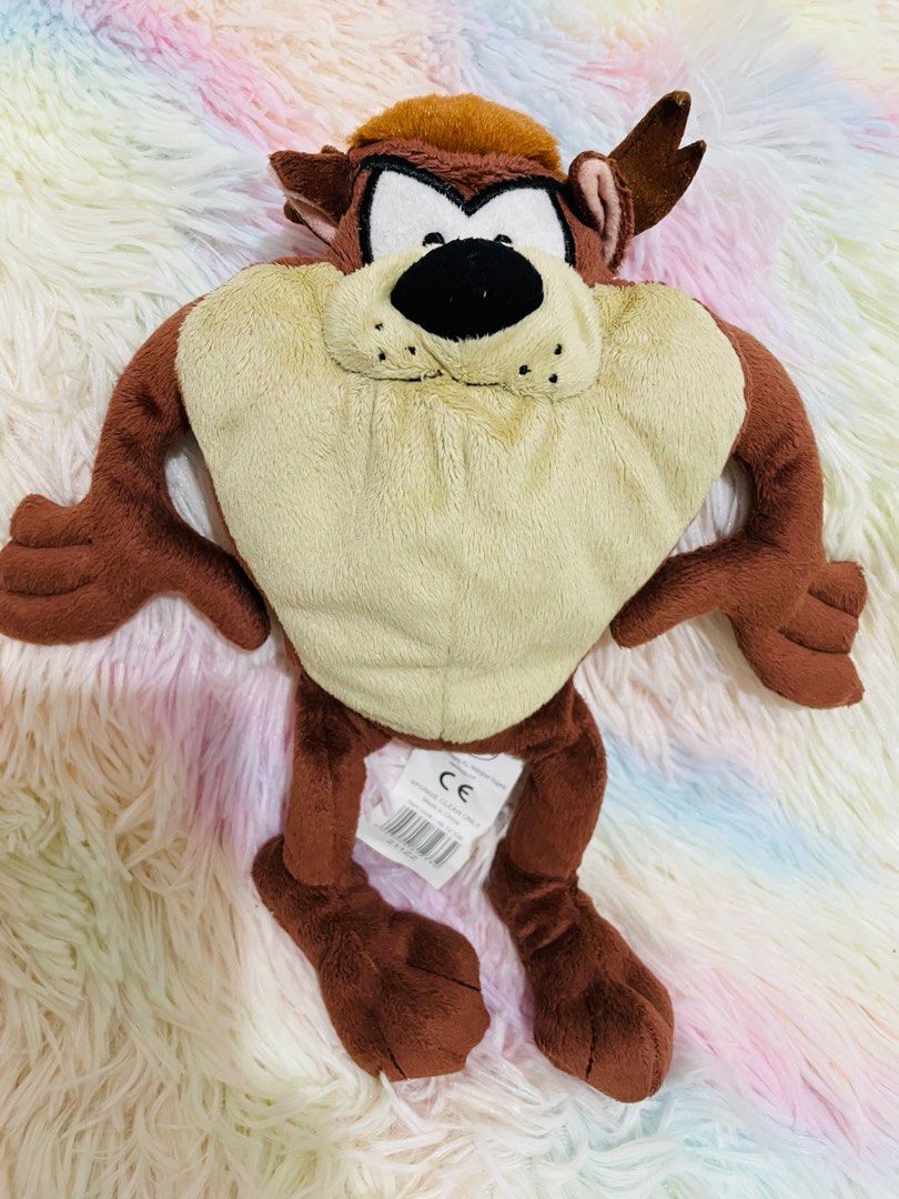 Original Looney Tunes Tasmanian Devil Plush Toy, Hobbies & Toys, Toys
