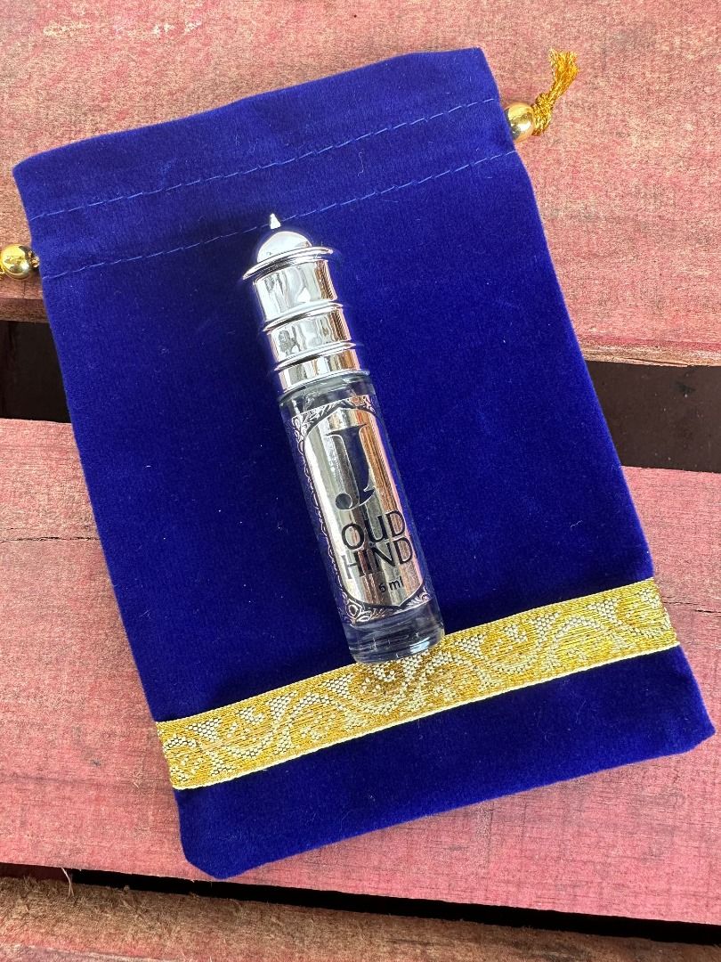 OUD ARABI/OUD HINDI ORIENTAL ATTAR 6ml WITH VELVET POUCH, Beauty