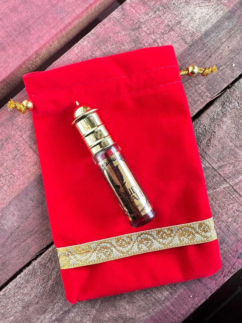 OUD ARABI/OUD HINDI ORIENTAL ATTAR 6ml WITH VELVET POUCH, Beauty