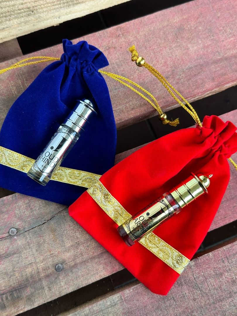 OUD ARABI/OUD HINDI ORIENTAL ATTAR 6ml WITH VELVET POUCH, Beauty