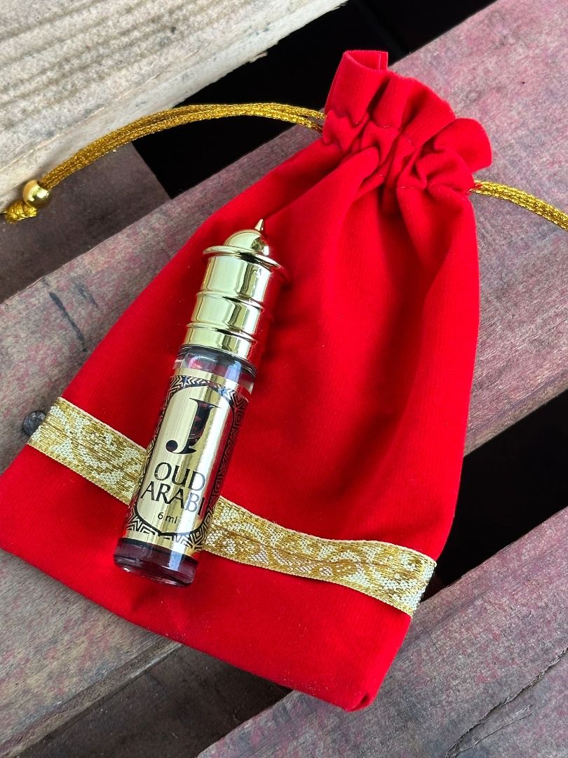 OUD ARABI/OUD HINDI ORIENTAL ATTAR 6ml WITH VELVET POUCH, Beauty