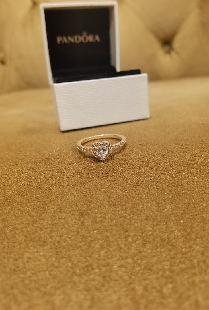 Pandora Diamond Love Ring Rose Gold