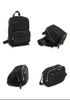 Parfois Pocketable Nylon Backpack