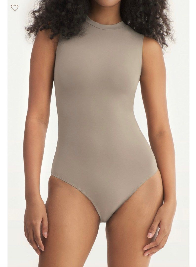 Patton Studio Sleevess Bodysuit (Wood Color) (Category: Sleeveless) located in Quezon City. Submitted by jvp95 (Listing ID 1222189064, Image 1). Description: Worn twice Bought for P3650.