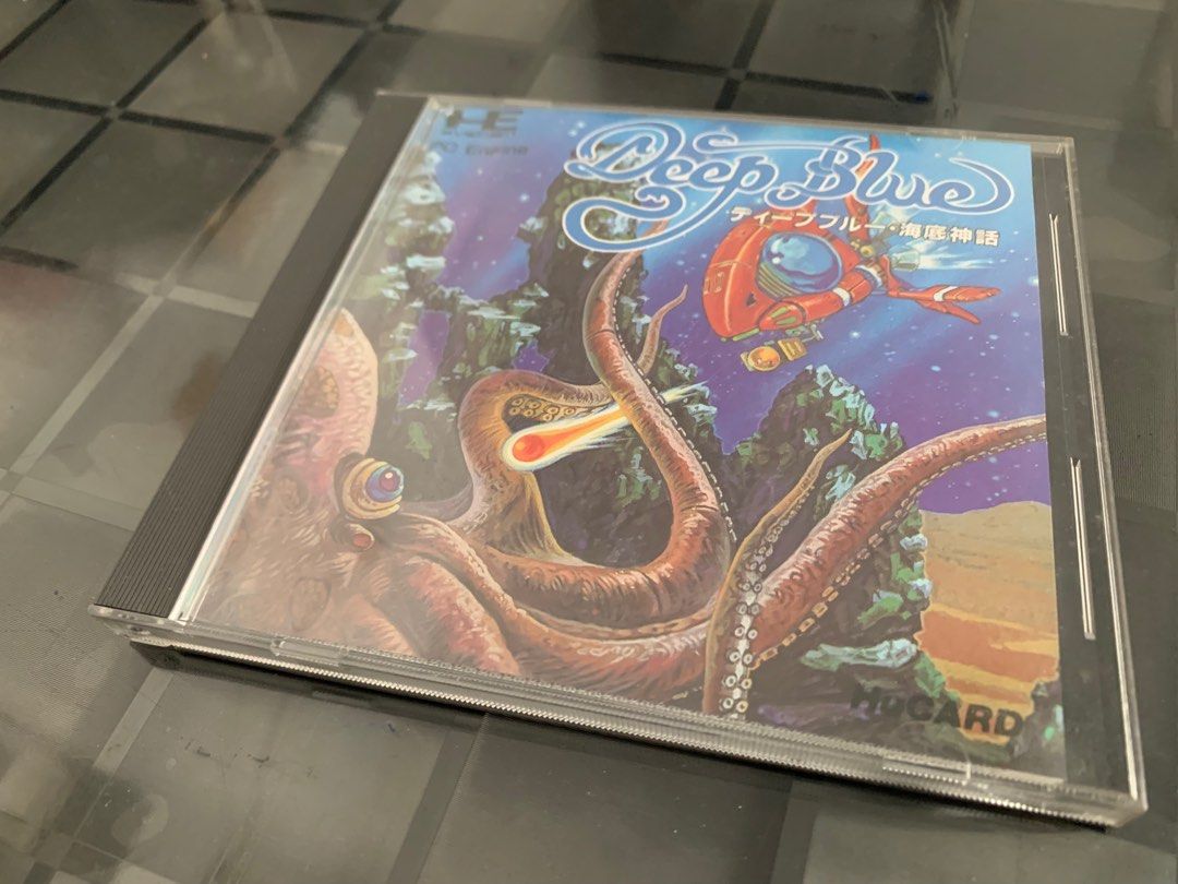 正版PC Engine Deep Blue 海底神話HuCard, 電子遊戲, 電子遊戲, 其他