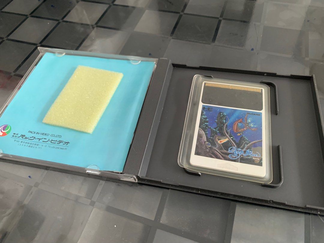 正版PC Engine Deep Blue 海底神話HuCard, 電子遊戲, 電子遊戲, 其他