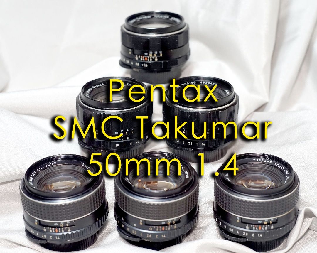 Pentax SMC Takumar 50mm 1.4 M42 大光圈手動鏡頭, 攝影器材, 鏡頭及