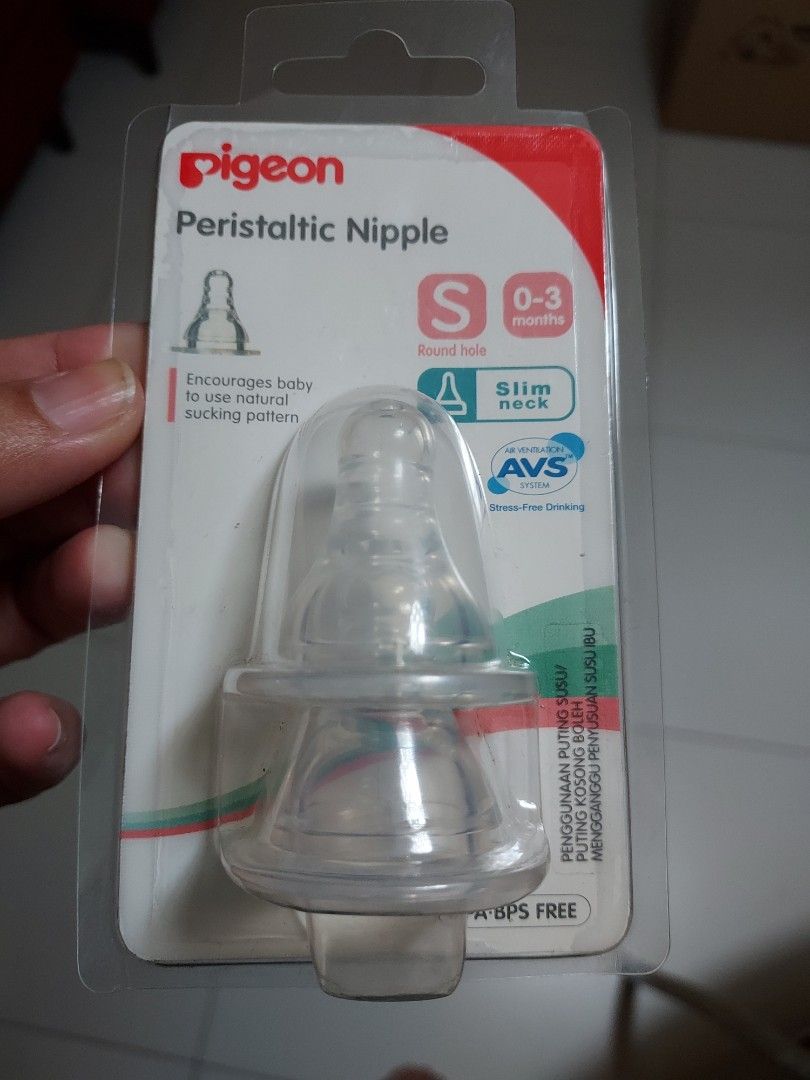 Pigeon Slim Neck Peristaltic Nipple Y 2 Piece SEL-1942