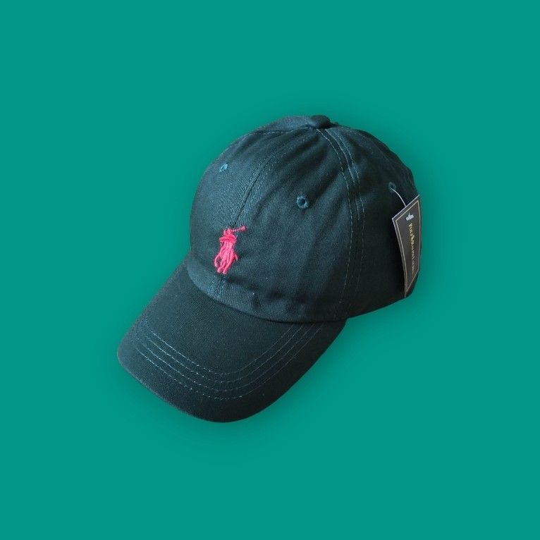 Red polo 2025 hat leather strap