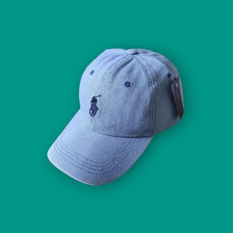Navy polo hotsell hat leather strap