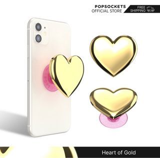 Authentic PopSocket Heart of Gold Phone Grip