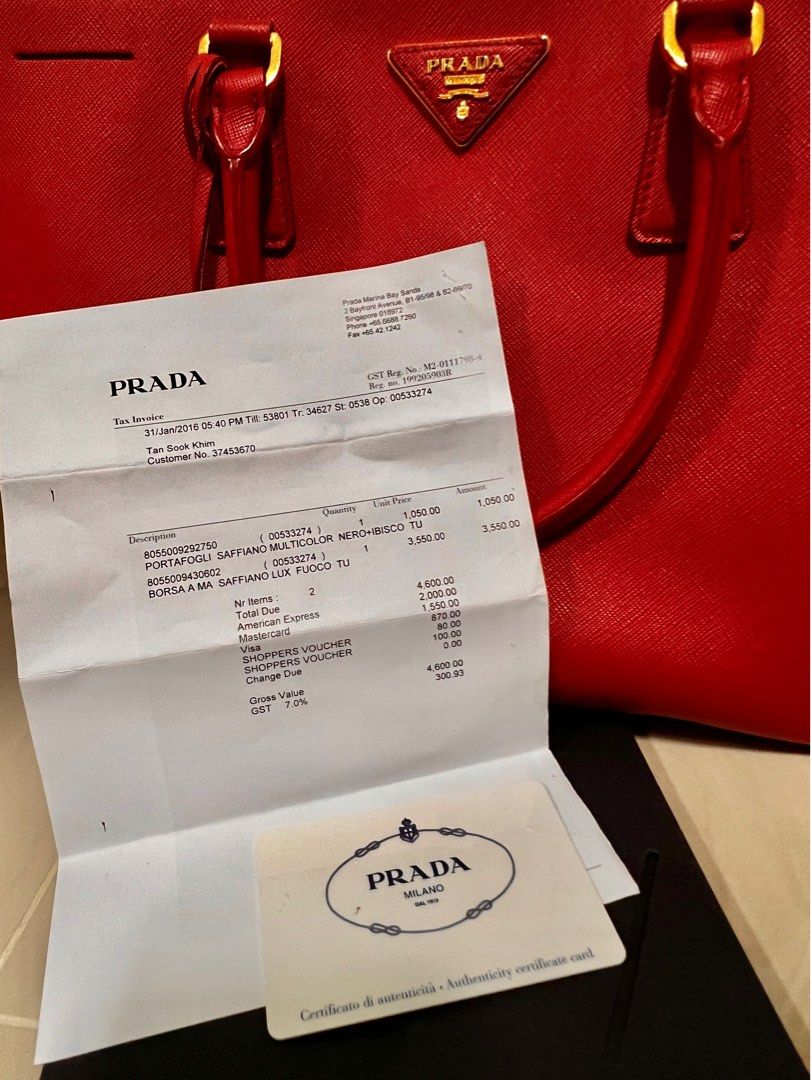 PRADA 100 ORIGINAL, Luxury, Bags & Wallets on Carousell