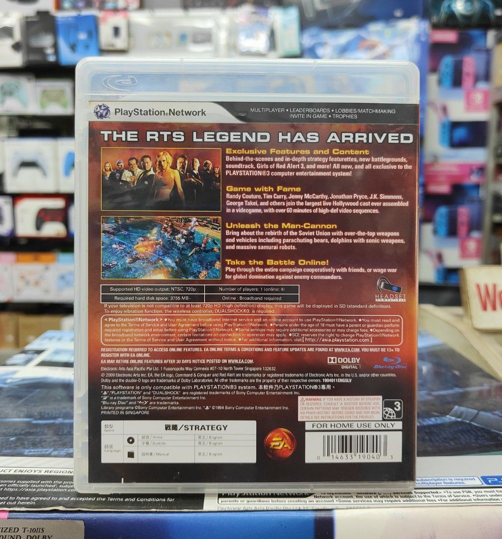 PS3 Command & Conquer Red Alert 3 Ultimate Edition, Video Gaming, Video Games, PlayStation on